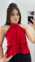 Cropped Gola Feminino Com Babado - lojas 4e