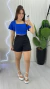 Cropped Com Manga Babado na internet
