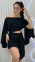 Conjunto Saia E Cropped Beatriz - comprar online