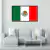 Quadro Decorativo Bandeira Do México Com Moldura Pc001 - loja online