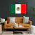 Quadro Decorativo Bandeira Do México Com Moldura Pc001 na internet