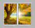 Imagem do Quadro Decorativo Árvore Folhas Galhos Salas Quartos Conjunto Kit Com 2 Quadros Tela Canvas