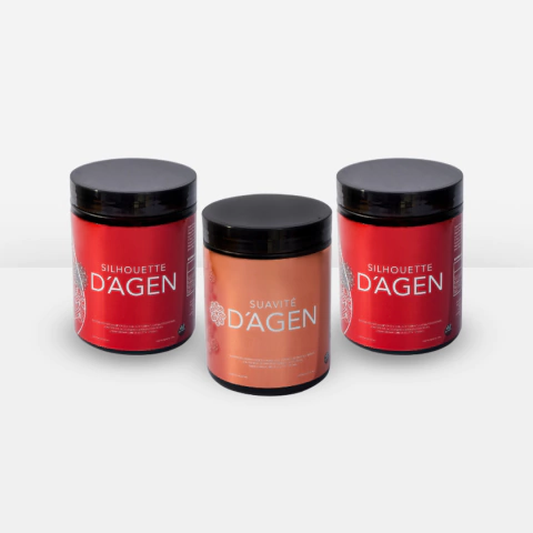 2 D´AGEN SILHOUETTE + 1 D´AGEN SUAVITÉ