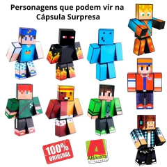 Cápsula Surpresa Boneco Gamer Skin 8 cm Sortido - Algazarra - Facil Shopping