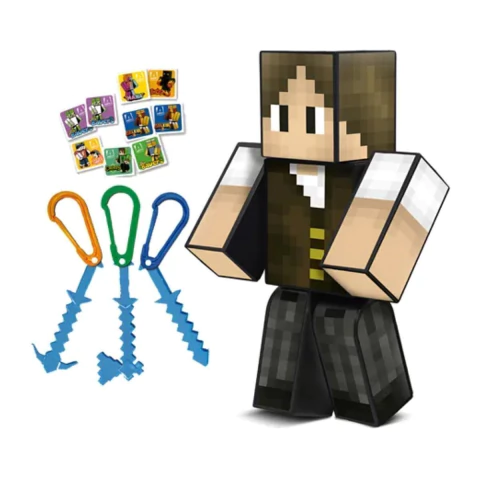 Boneco Gamer Jazz Ghost 25cm + Ferramentas + Jogo da Memória