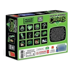 Jogo da Memória 40 pç madeira - Cadres Streamer - Algazarra - comprar online
