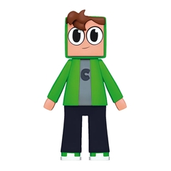 Boneco Cadres de Vinil Articulado Streamer 12cm - Algazarra na internet
