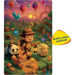 Quebra-Cabeça 100 Peças Encapado Mundo Games - comprar online
