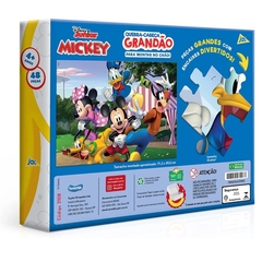 Quebra-Cabeca Grandão 48 peças Mickey - Disney - Facil Shopping