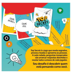 Top Secret - Jogo de Cartas - Papergames - Facil Shopping