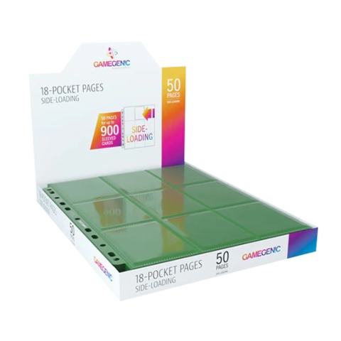 Gamegenic: Sideloading 18-Pocket Pages Display (Verde)