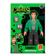 Boneco do Cadres 25 cm Vinil Articulado Original - Algazarra