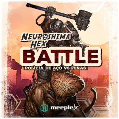 Neuroshima Hex: Battle – Polícia de Aço Vs. Feras - Meeple BR - Facil Shopping