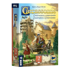 Expansão Carcassonne Construtores e Comerciantes (Nova Edição) - Devir