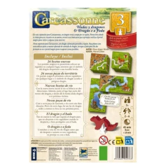 Expansão Carcassonne O Dragão e a Fada (Nova Edição) - Devir - comprar online