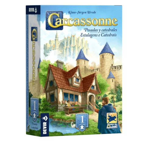 Expansão Carcassonne Estalagens e Catedrais (Nova Edição)