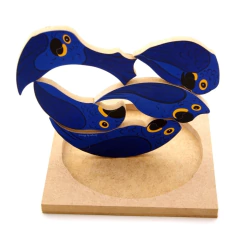 Arara Azul do Brasil - Quebra Cabeça - Mitra - comprar online