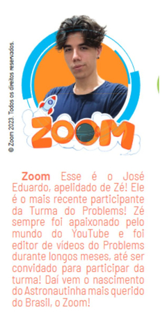 Imagem do Boneco Zoom Turma do Problems - Pequeno - 25cm - Minecraft