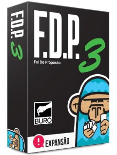 FDP - Foi de Propósito 3 Expansão Jogo de Cartas