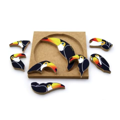 Tucanos do Brasil - Quebra Cabeça - Mitra na internet