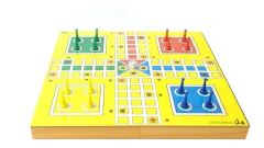 Jogo de Ludo Tabuleiro Madeira Maciça - Botticelli - comprar online