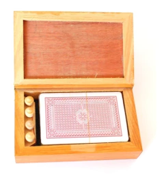 Jogo de Truco com Estojo em Madeira Maciça - Botticelli na internet