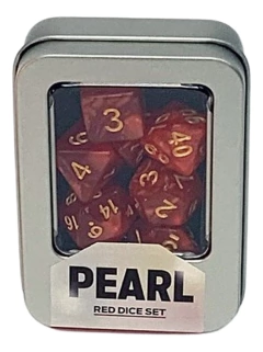 Kit de Dados: Pearl Red - Buró