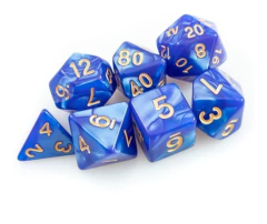 Kit de Dados: Pearl Blue- Buró na internet