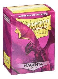 Dragon Shield Matte Sleeves - Magenta(100 ct)