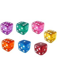 Dado 6 Lados Translúcido Jumbo 45x45x45 Mm Ludens Spirit - comprar online