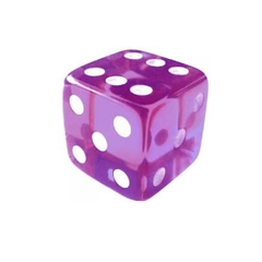 Dado 6 Lados Translúcido Jumbo 45x45x45 Mm Ludens Spirit - loja online