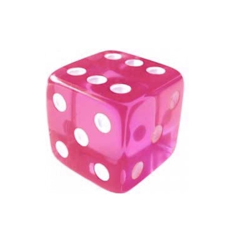 Dado 6 Lados Translucido Jumbo 45X45X45 mm Ludens Spirit