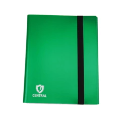 Fichário 3x3 Para Card Game Central Verde