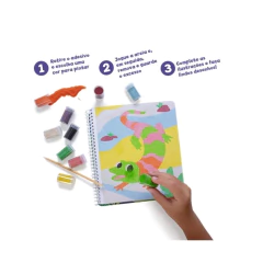 Colorindo com Areia: Animais - Toyster Brinquedos - comprar online