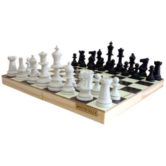 Conjunto para Xadrez Estojo Madeira Rei 9,5 cm - Botticelli