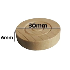 Peças para Jogo de Damas em Madeira 30mm - Botticelli na internet