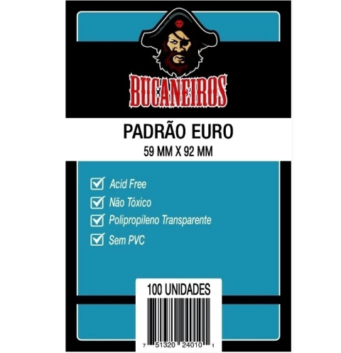 Sleeve Euro - Bucaneiros Jogos