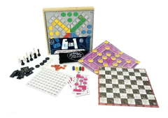 Jogos Classicos 6 em 1 - Xadrez Dominó Dama Ludo Bingo Trilha - Pais e Filhos - comprar online