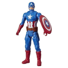 Boneco Capitão América - Titan Hero Series - Marvel - Hasbro - Facil Shopping