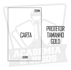 Sleeves Gold 80 X 120 Blue Core - Meeple Virus - comprar online