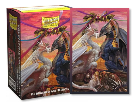 Dragon Shield - Art Sleeves Brushed - Valentine Dragons 2023