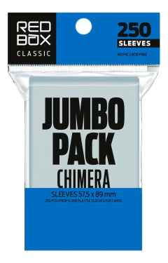Sleeve Jumbo Pack: Chimera 57,5x89mm - Redbox
