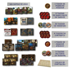 Peaky Blinders: Birmingham Domain- Jogo Tabuleiro-Bucaneiros - Facil Shopping