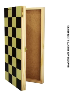 Tabuleiro Estojo Para Xadrez 40x20x4cm - Botticelli na internet