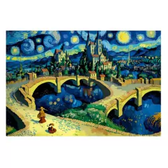 Mini Quebra-cabeça 1000 peças Noite Estrelada 2.0 - Grow - comprar online