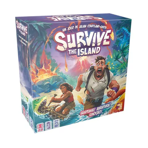 Survive: The Island (Edição Revisada) - Jogo de Tabuleiro - Galápagos