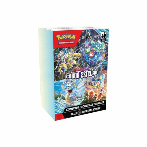 Pokémon Combo Pacotes Escarlate e Violeta 7 Coroa Estelar