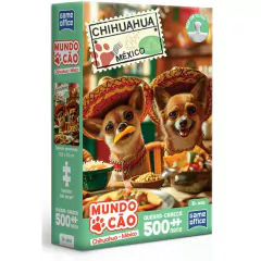 Quebra-cabeça 500 Peças Nano Mundo Cão: Chihuahua México