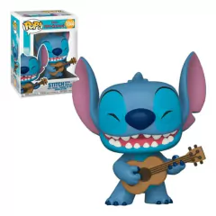 Boneco Funko Pop! Disney Lilo & Stitch-Stitch com Ukulele 1044