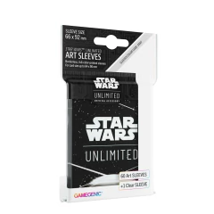 Gamegenic: Star Wars Unlimited Art Sleeves Card Back Black